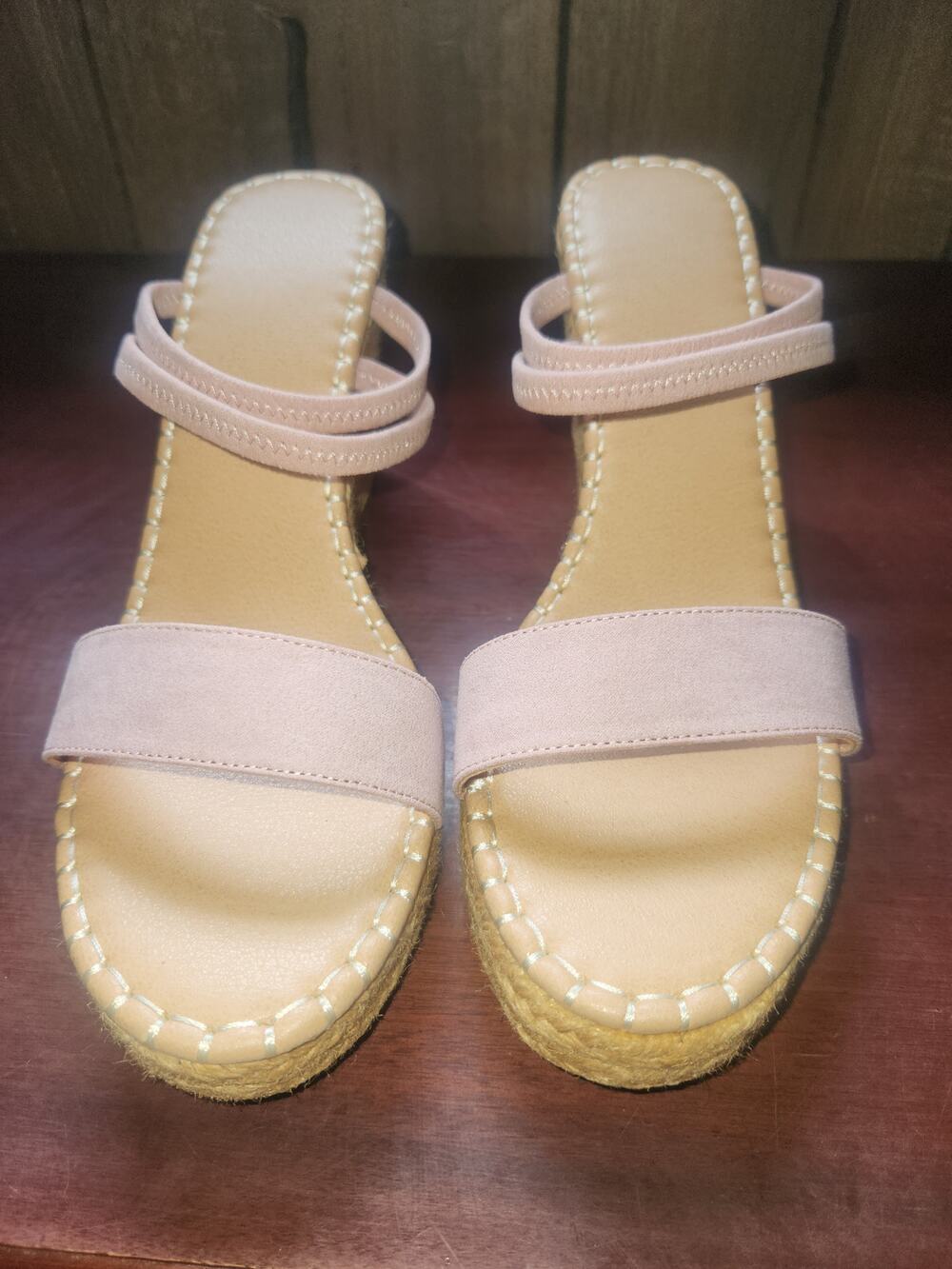 Espadrille Wedge Sandals Strappy Platform Women's Size 11